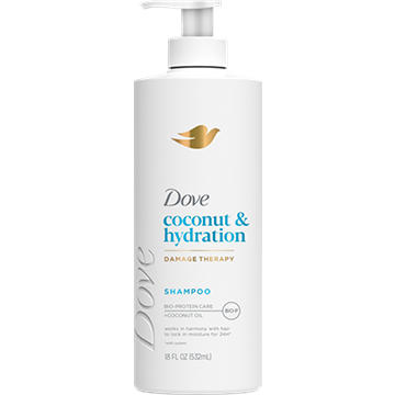 Dove Coconut & Hydration Damage Therapy Shampoo with Coconut Oil