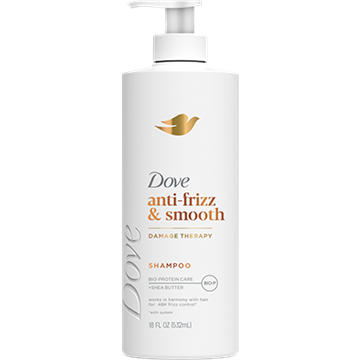 Dove Anti-Frizz & Smooth Damage Therapy Shampoo with Shea Butter