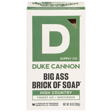 Duke Cannon Big Brick of Bar Soap High Country - Forest Air & Birchwood