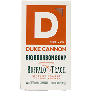Duke Cannon Big Brick of Bar Soap Buffalo Trace Bourbon - Oak Barrel & Amber