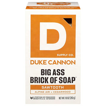 Duke Cannon Big Brick of Bar Soap Sawtooth - Alpine Air & Cedarwood