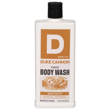 Duke Cannon Thick Body Wash Sawtooth - Alpine Air & Cedarwood