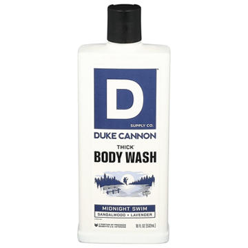 Duke Cannon Thick Body Wash Midnight Swim - Sandalwood & Lavender