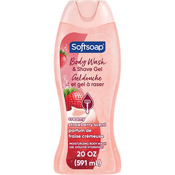 Softsoap 2-in-1 Body Wash & Shave Gel - Creamy Strawberry