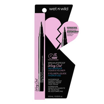 Wet n Wild Breakup Proof Wing Out Waterproof Liquid Eyeliner - Black