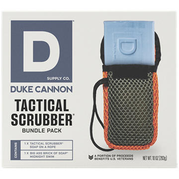 Duke Cannon Tactical Scrubber & Bar Soap Bundle - Midnight Swim