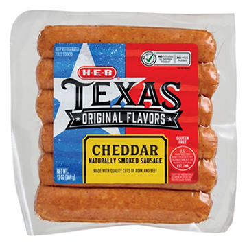 H-E-B Texas Original Flavors Smoked Sausage Cheddar Links
