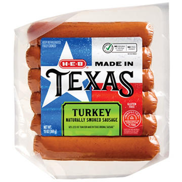 H-E-B Made In Texas Turkey Smoked Sausage Links