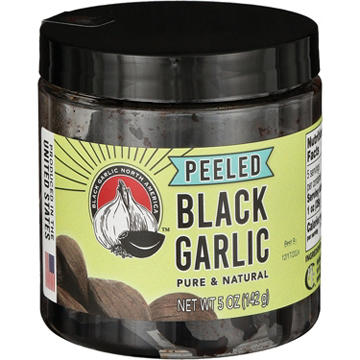 Black Garlic North America Peeled Garlic
