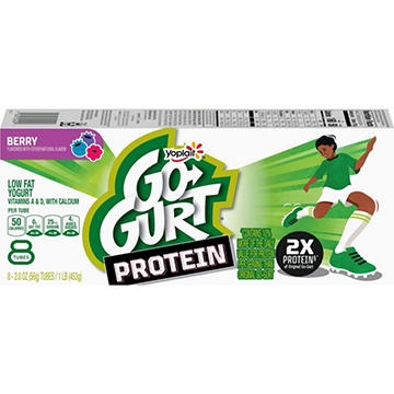 Yoplait GoGurt Protein Berry Yogurt Tubes