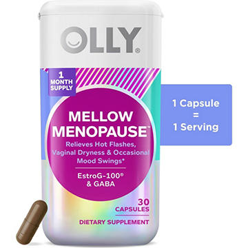 OLLY Mellow Menopause Support EstroG-100 & GABA Capsules