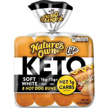 Nature's Own Keto Hotdog Buns