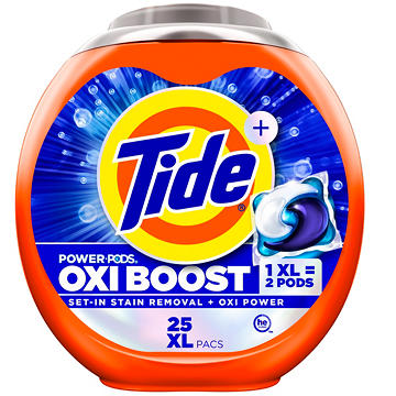 Tide Oxi Boost Power PODS Laundry Detergent Pacs