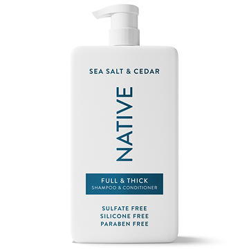 Native 2 In 1 Full & Thick Shampoo & Conditioner - Sea Salt & Cedar