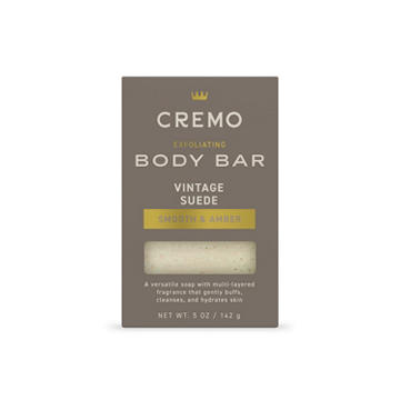 Cremo Exfoliating Body Bar - Vintage Suede
