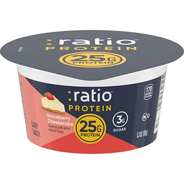:ratio 25g Protein Strawberry Cheesecake Dairy Snack