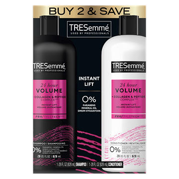 TRESemmé 24 Hour Volume Shampoo & Conditioner, 28 oz