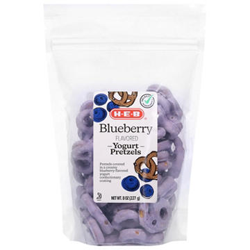 H-E-B Blueberry Yogurt-Covered Mini Pretzels