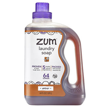 Zum Laundry Soap, 64 Loads - Amber