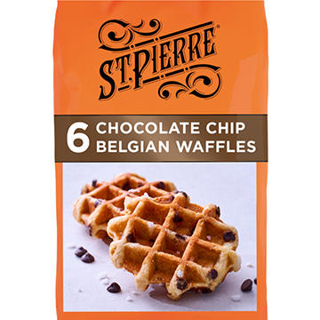 St Pierre Chocolate Chip Belgian Waffles