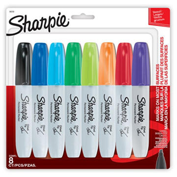 Sharpie Chisel Tip Biseautee Permanent Markers - Assorted Ink