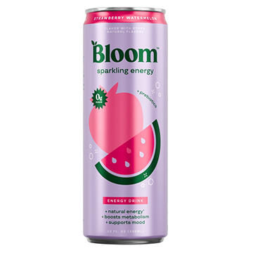 Bloom Zero Sugar Sparkling Energy Drink - Strawberry Watermelon