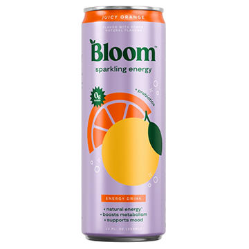 Bloom Zero Sugar Sparkling Energy Drink - Juicy Orange