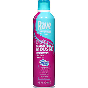 Rave Volume Boosting Weightless Styling Mousse