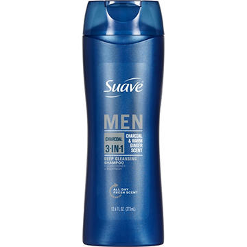 Suave Men Charcoal 3-in-1 Shampoo, Conditioner & Body Wash