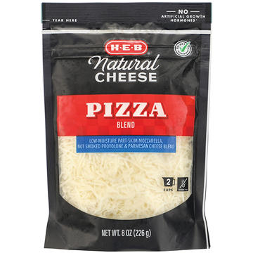 H-E-B Natural Cheese Shredded Pizza Blend 8oz