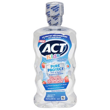 ACT Kids Anticavity Fluoride Mouthwash - Simply Strawberry