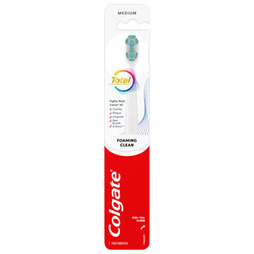 Colgate Total Foaming Clean Medium Toothbrush