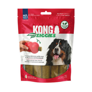 Kong Enhanced Ziggies - Medium/Large