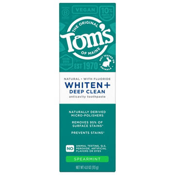 Tom's of Maine Whiten+ Deep Clean Spearmint Toothpaste