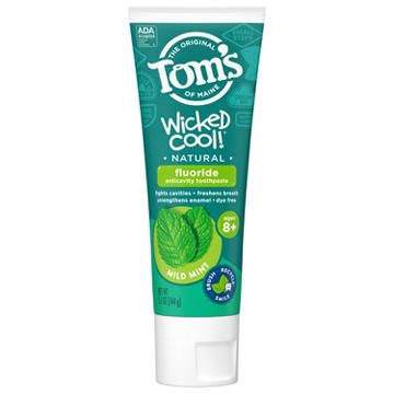 Tom's of Maine Kids Wicked Cool Mild Mint Toothpaste