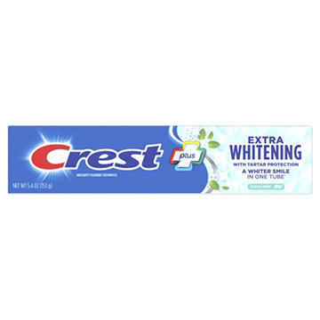 Crest Plus Extra Whitening Toothpaste Clean Mint