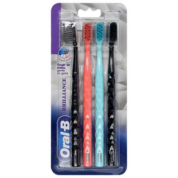 Oral-B Whitening Brilliance Toothbrushes - Extra Soft