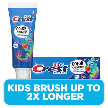 Crest Kids Advanced Color Change Toothpaste Strawberry