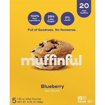 Muffinful Mini Blueberry Muffins Pouches