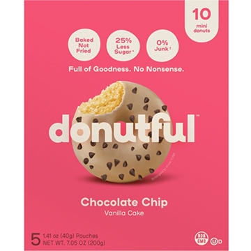 Donutful Chocolate Chip Mini Donuts Pouches