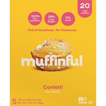 Muffinful Confetti Mini Muffins Pouches