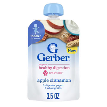 Gerber Baby Food Pouch - Apple Cinnamon
