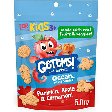 Get'ems Ocean World Cookies - Pumpkin Apple & Cinnamon