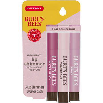 Burt's Bees Lip Shimmer - Pink Collection