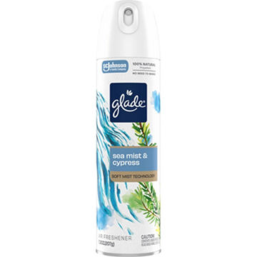 Glade Aerosol Air Freshener Spray- Sea Mist & Cypress