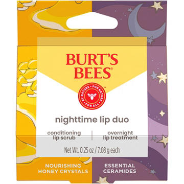 Burt's Bees Nighttime Lip Duo Lip Scrub & Lip Treatment