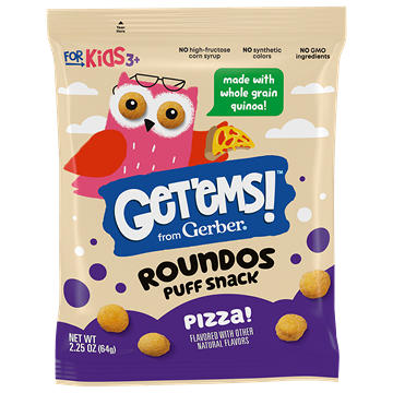 Get'ems! Roundos Puff Snack - Pizza