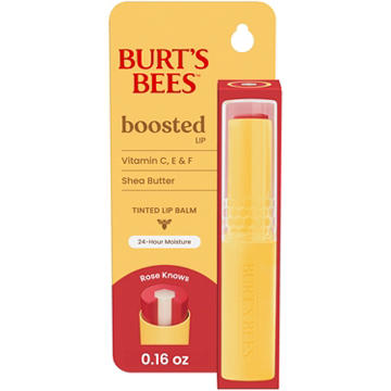 Burt's Bees Tinted Boosted Lip Balm - Rose Knows