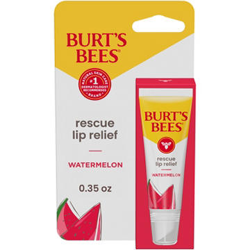 Burt's Bees Rescue Lip Relief Lip Balm - Watermelon