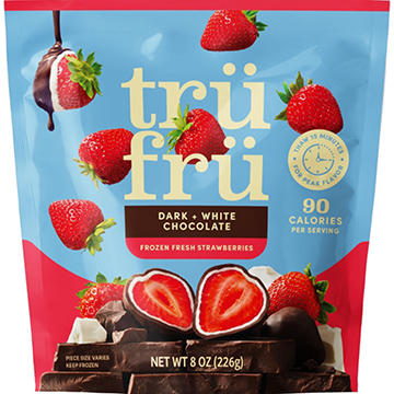 Tru Fru Frozen Strawberries - Dark + White Chocolate